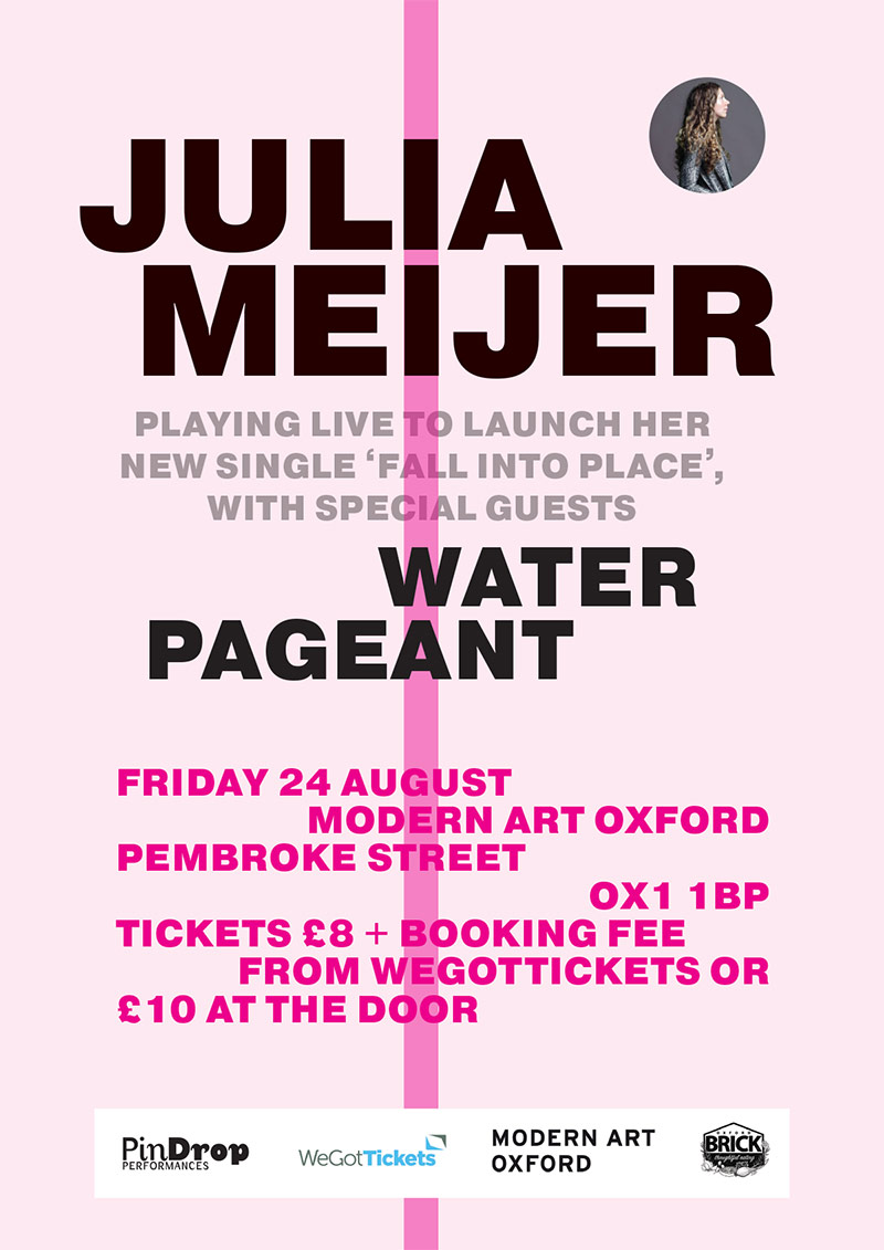 Julia Meijer at Modern Art Oxford gig poster