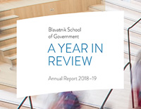 Blavatnik School of Government Annual Report 2018–19