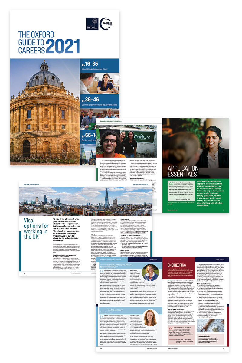 The Oxford Guide to Careers 2021