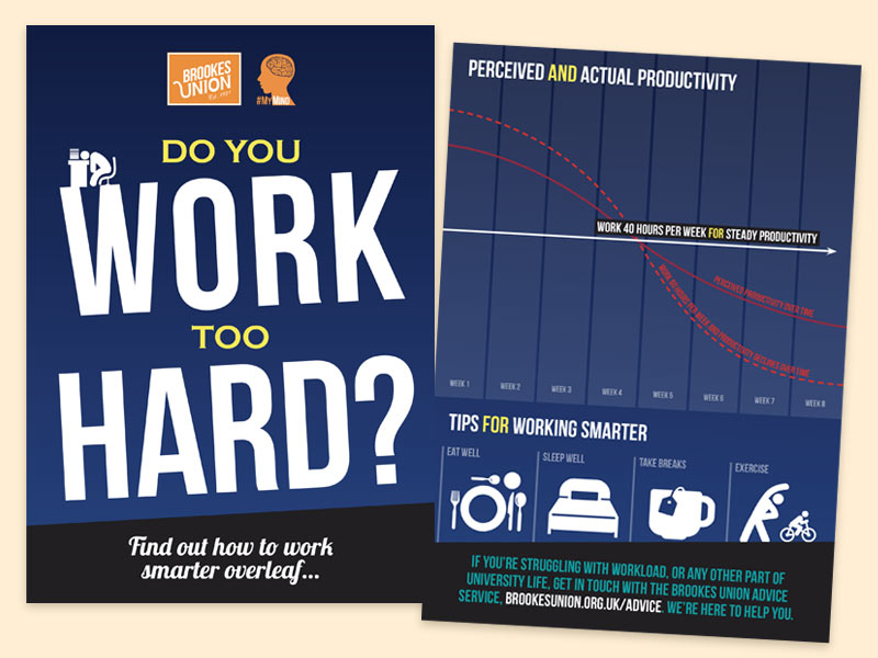 Do You Work Too Hard? flyer