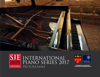 SJE Arts International Piano Series programme