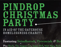 PinDrop Christmas Party 2014 poster