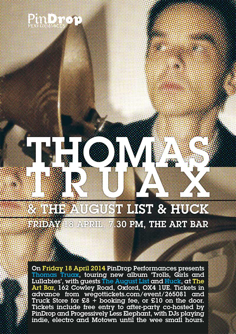 Thomas Truax / The August List / Huck poster
