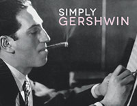 Simply Gershwin CD packaging and poster